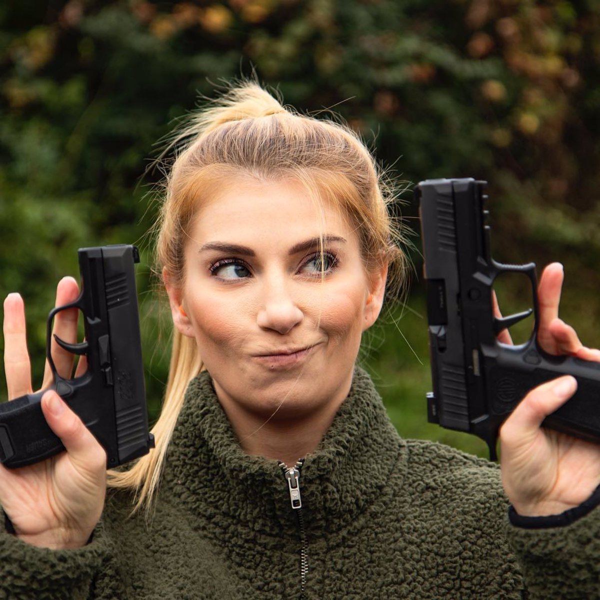 sigsauerinc's tweet photo. Which would you choose, #P365 or #XCarry? Why not both? #BringMore #MyP320 #NeverSettle (Photo courtesy of @tactissy) https://t.co/Copb7ACCGE