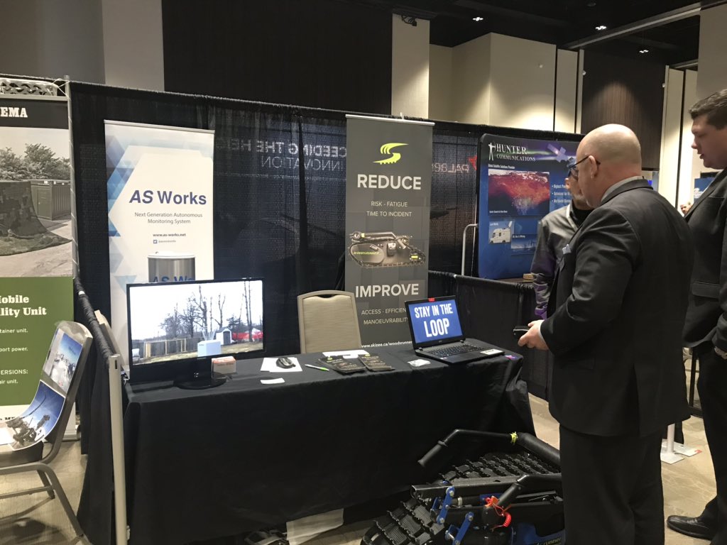 ACADA_Atlantic's tweet photo. Two @Genesis_Centre clients @asworksinfo and @TheSkizee are exhibiting @MASS_Conference. Stop by their booth to learn more about these startups #MASS18 https://t.co/pF1IJMwxjR