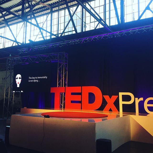 bronwynwilliams's tweet photo. @tedxpretoria rehearsals today - #amortality #immortality #transhumanism 🤖👽😬 https://t.co/PKNc0DkeEV https://t.co/R3WYztEGau