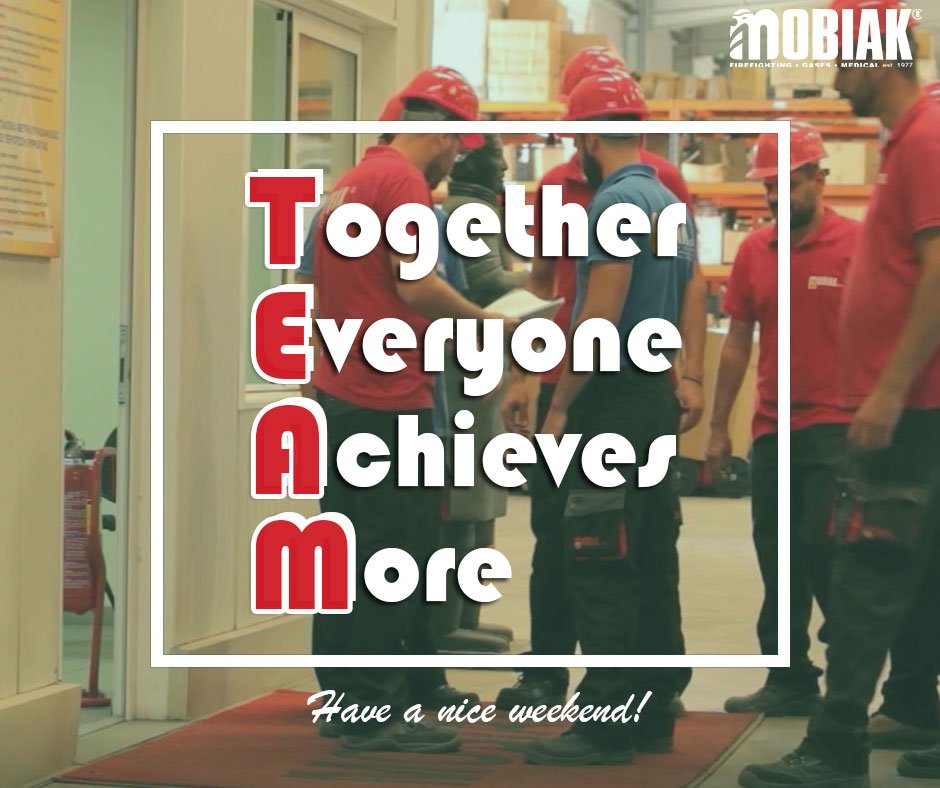 mobiaksa's tweet photo. 🚨 MOBIAK TEAM! Have a nice Weekend!
#mobiak #mobiaksa #ValueInSafety #InvestInQuality #firefighting #equipment #industry #manufacturing #happyweekend #motivationalquote #team #power #togethet #everyone #achieves #more https://t.co/GTjRSH7UVc