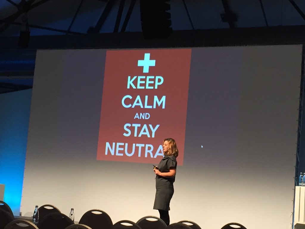 SilviaHurnaus's tweet photo. @ana_adi shows how a negative occurrence can always turn into a positive one... hence conquer the VUCA effect by staying neutral. Ask the "why" ... cause purpose matters. #mmk18 #mmk2018 https://t.co/1I1XJHLguV
