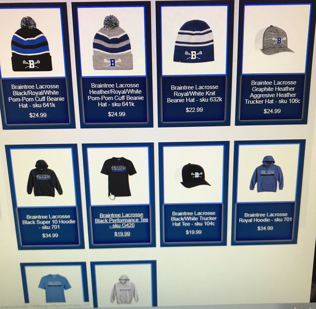 WampsLacrosse's tweet photo. 🥍🎁🥍🎁🥍🎁
Braintree Lacrosse on-line store is up and running. Portion of the purchases go towards Braintree Youth Lacrosse. Please feel free to retweet/share/show Mom and Dad
https://t.co/Q3NVAFtIaZ https://t.co/revGr7p2wn