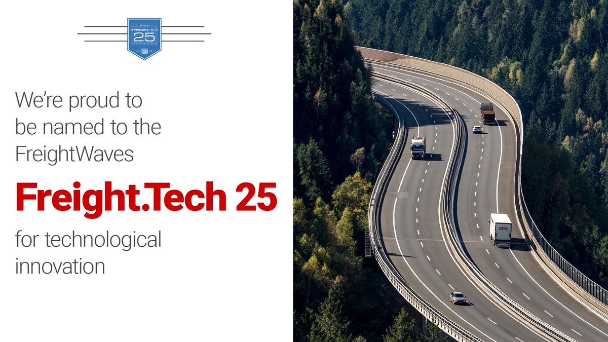 XPOLogistics's tweet image. XPO is one of @FreightWaves’ #FreightTech25 for 2018, recognizing the industry’s most innovative companies. #tech #innovation #WeAreXPO

freightwaves.com/news/technolog…