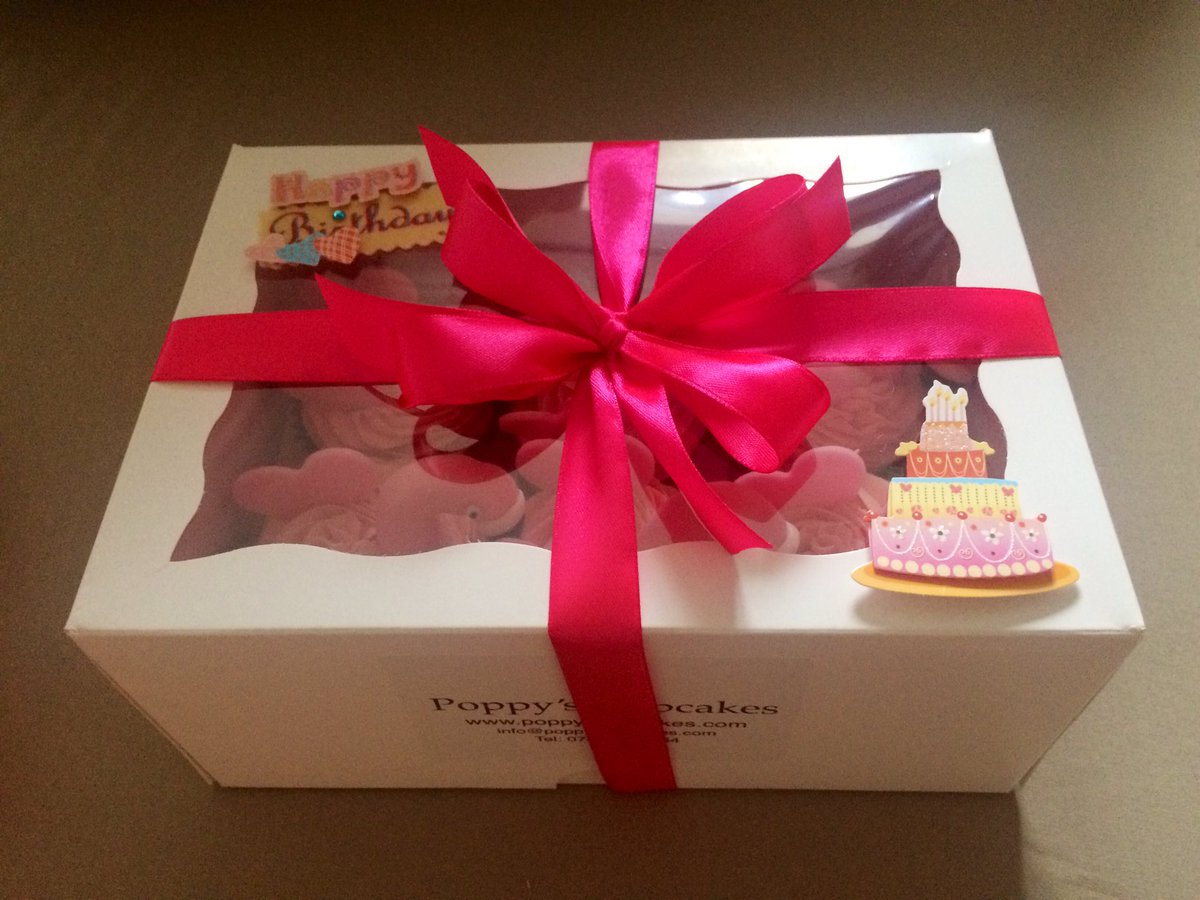 Flamingo cupcakes boxed up for a 2 year old girls birthday... To order cupcakes visit our website at: poppyscupcakes.com or Tel:07824 705364
#QueenOf
#SBS
#baking
#cupcakes
#birthday 
#thankyou 
#corporateevents
#weddings
#fridayfeeling