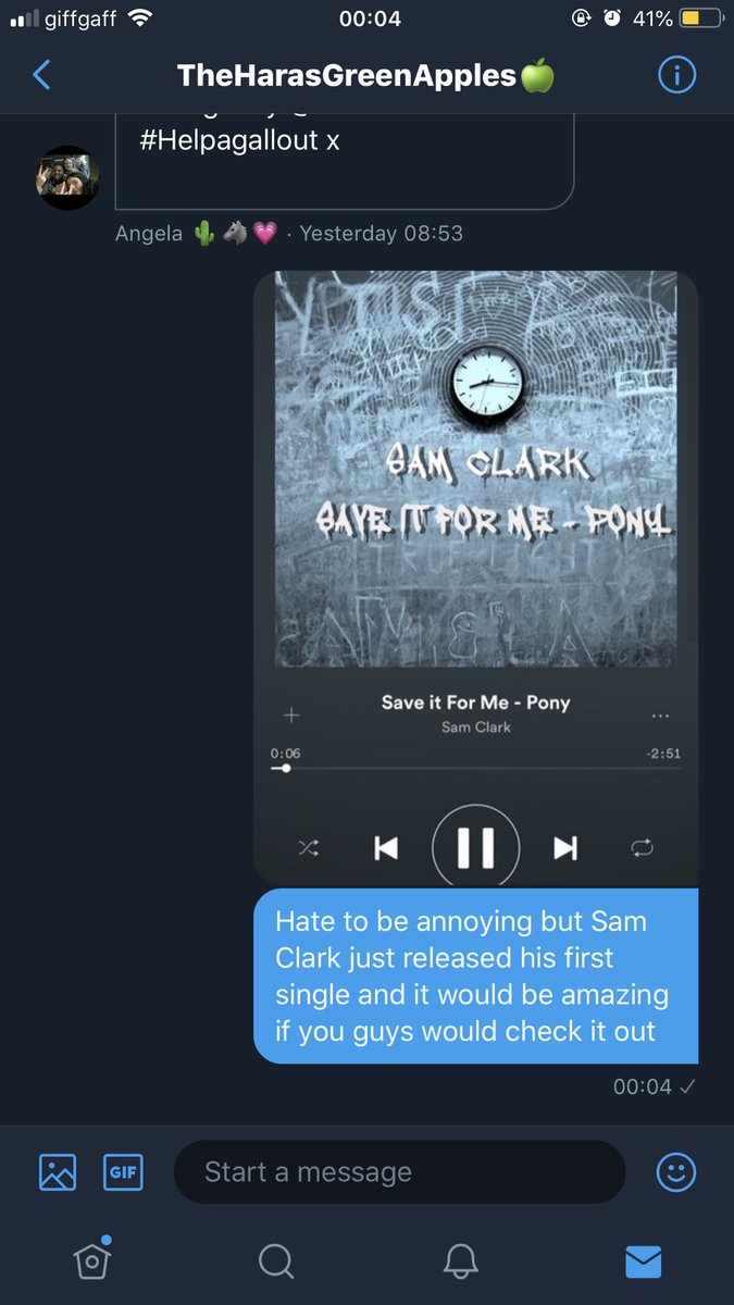 F1Hannah23's tweet image. Groupchats last night #SaVeItForMe #STREAMSAVEIFFORME