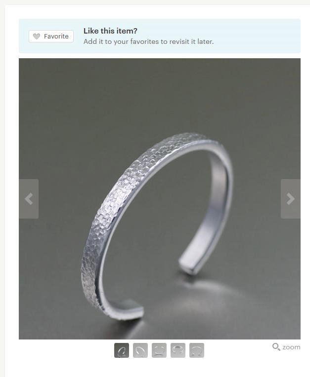 Fabulous Thin Mens Texturized Aluminum Cuff Braclet Presented by #Etsy #10thAnniversary #Jewelry #WristParty etsy.com/listing/237089…