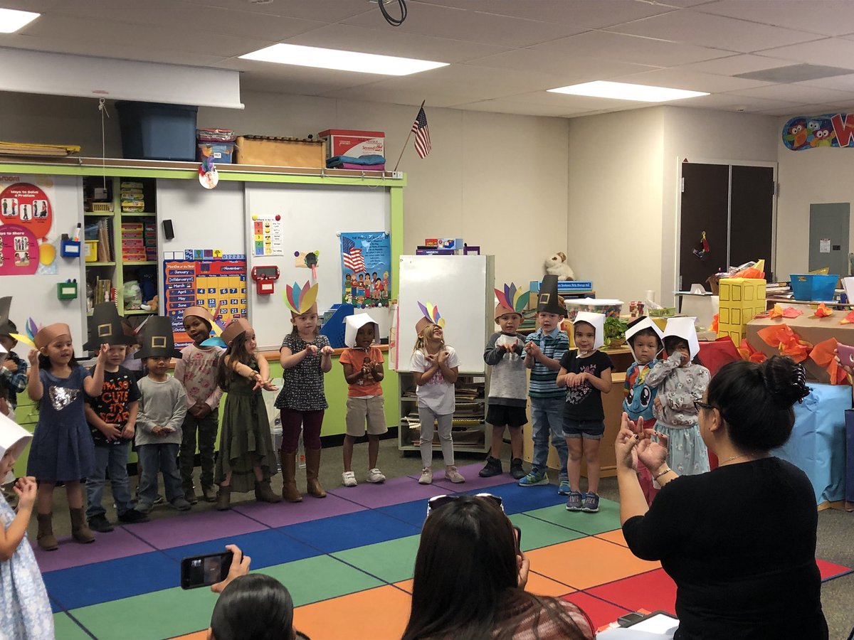 OUSD Preschool <a href="/OsideTigers/">NorthTerraceTigers</a> giving thanks #gratitude so proud!