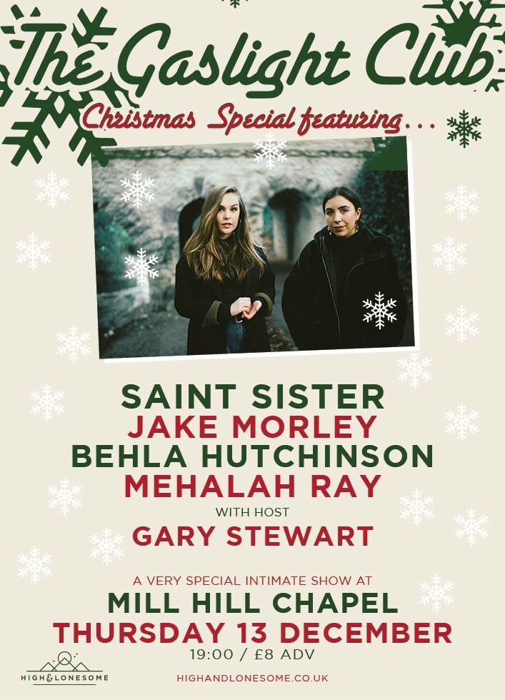 Gaslight Club Xmas special returns with a new home <a href="/MillHillChapel/">Mill Hill Chapel</a>

Same wonderful vibes, mulled wine from <a href="/Oportobar/">Oporto</a> &amp; vegan delights from <a href="/KnavesKitchen/">Knave's Kitchen</a> 

Tickets on sale now <a href="/Crash_Records/">Crash Records</a> <a href="/JumboRecords/">Jumbo Records</a> &amp; more info via: facebook.com/events/2444357… #saintsister #leeds #gaslightclub
