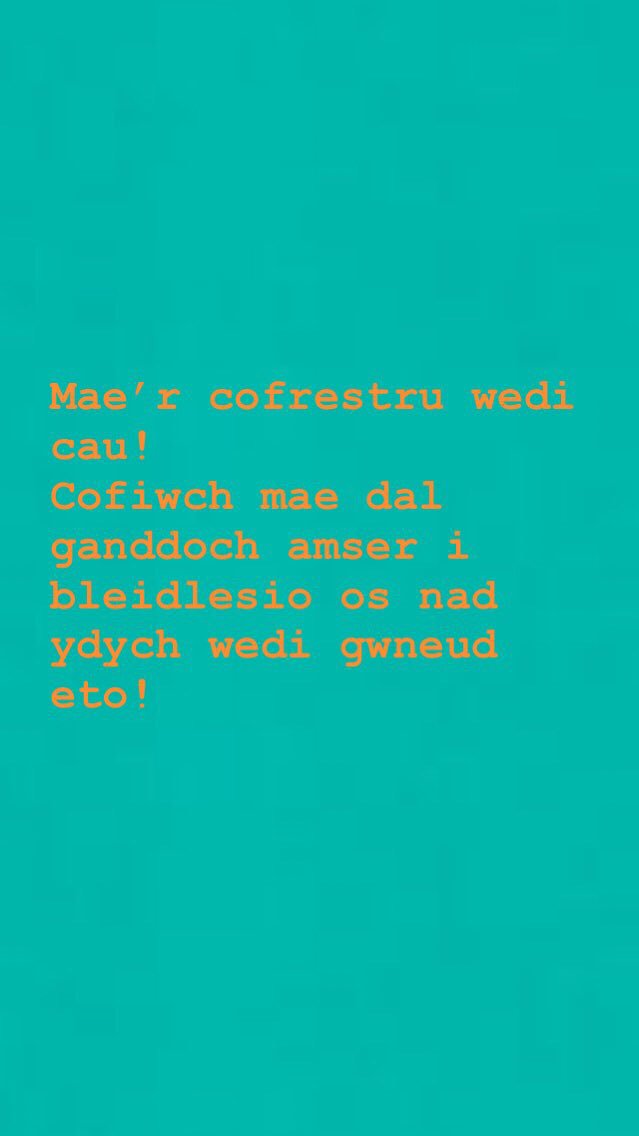 BetsanGriffiths's tweet photo. Mae’r amser cofrestru wedi cau! ❌🥺 https://t.co/amlCzLE0ka