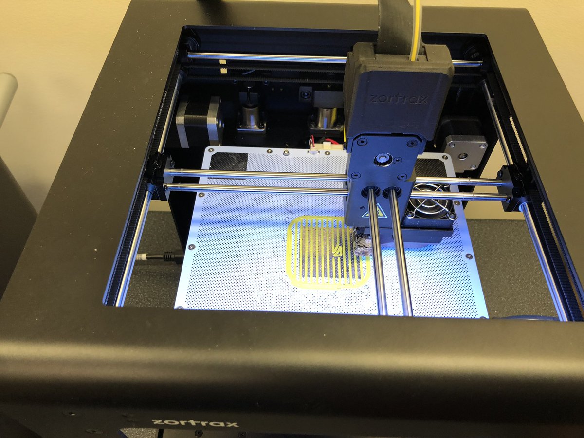 MrsHerrinMath's tweet image. 3-D printer in action!