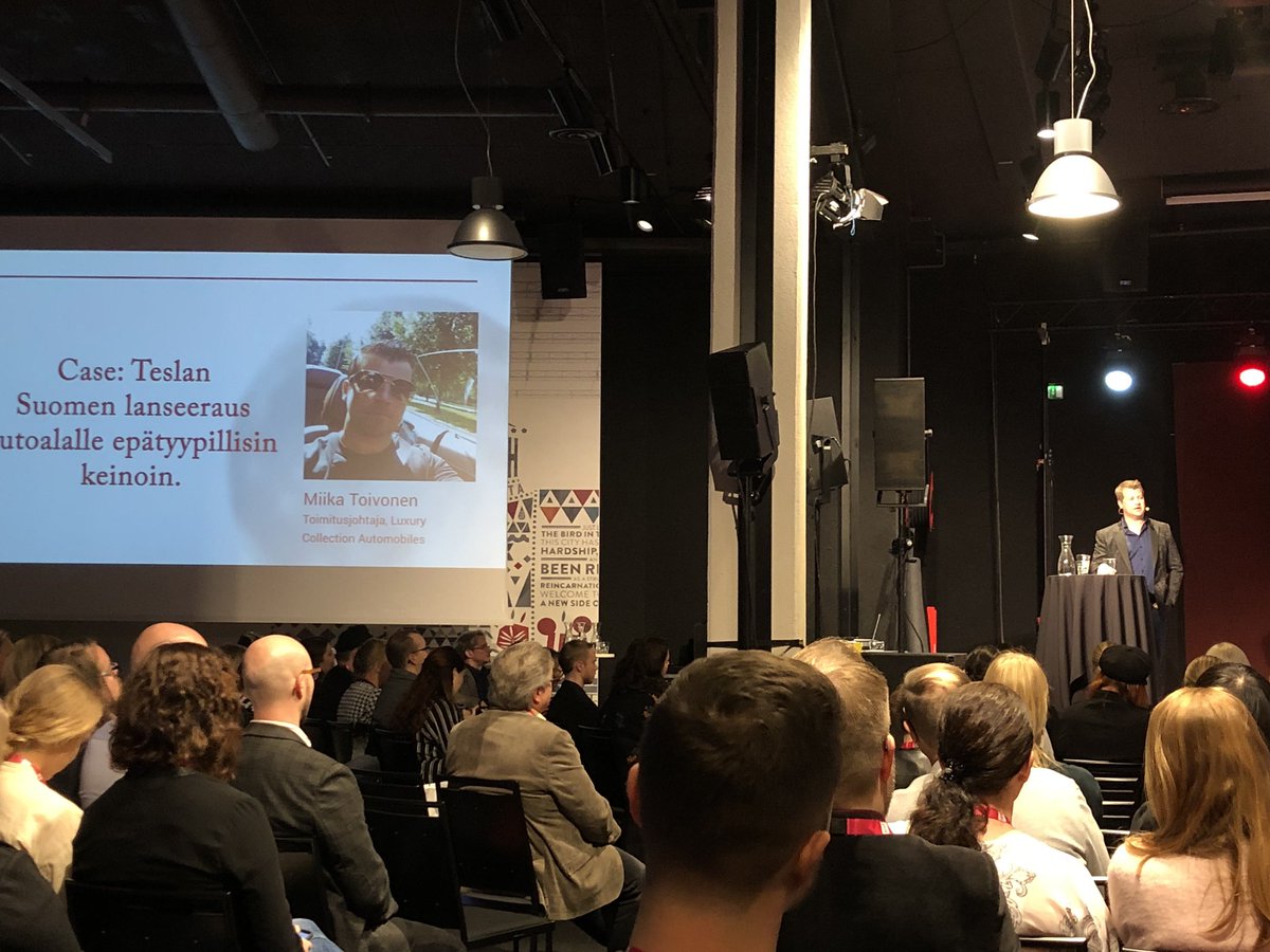 Mielenkiintoinen #Tesla Suomeen #case Miika Toivosen kertomana on täydessä vauhdissa. #BusinessBattle
