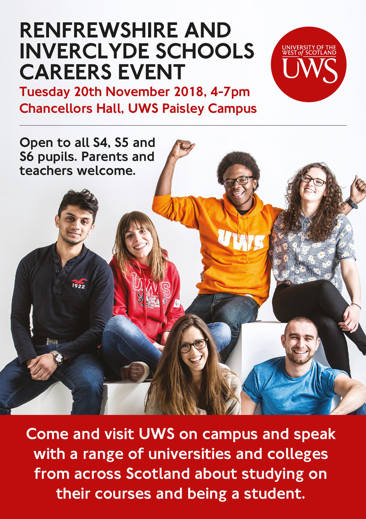 UWS on Twitter "Calling all S4, S5 and S6 students join us at UWS