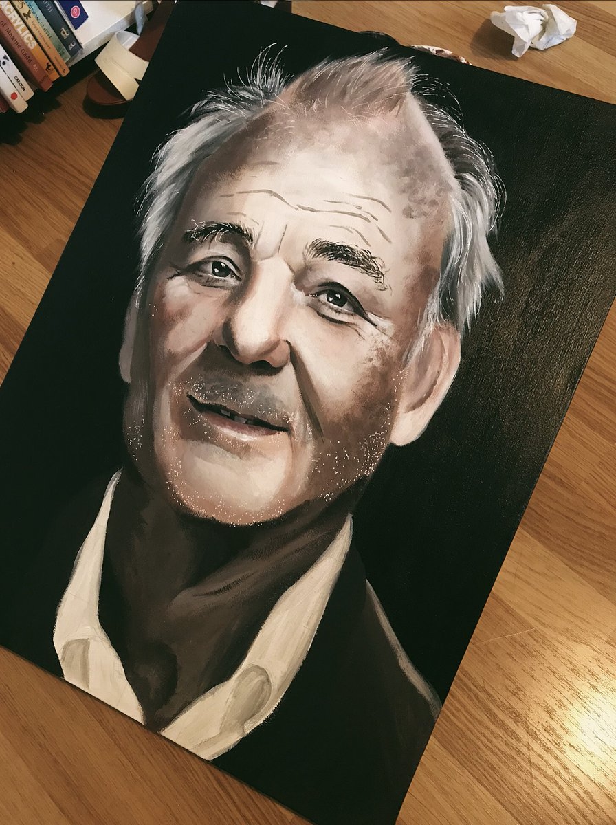 Ellie_Bailey2's tweet photo. Despite dealing with shit, I’m powering on with this❤️ #whoyougonnacall #billmurray #art https://t.co/0AsggqL8CP