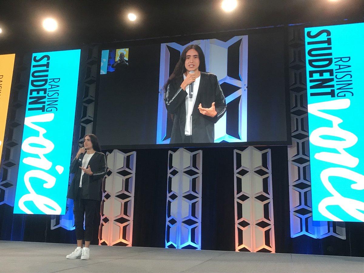 "Young people are not just the future, but we are here today. We have a critical role to play in building the future, but we have to start right now." <a href="/xiuhtezcatl/">Xiuhtezcatl</a> #NCTE18