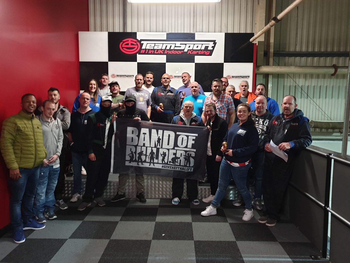 BigmacLouisa's tweet photo. Wish I was here again with the lads 🏎 great night for the @bandofbuilders_  karting event! Roll on next year 🏆🛠 https://t.co/pbGB33Pt12