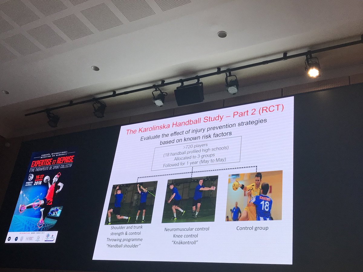 MarkusWalden's tweet photo. Major points by @martinasker on risk factors for and prevention of injuries in male and female adolescent handball injuries #khast #khast2 #schms2018 https://t.co/wLJmOTkabs