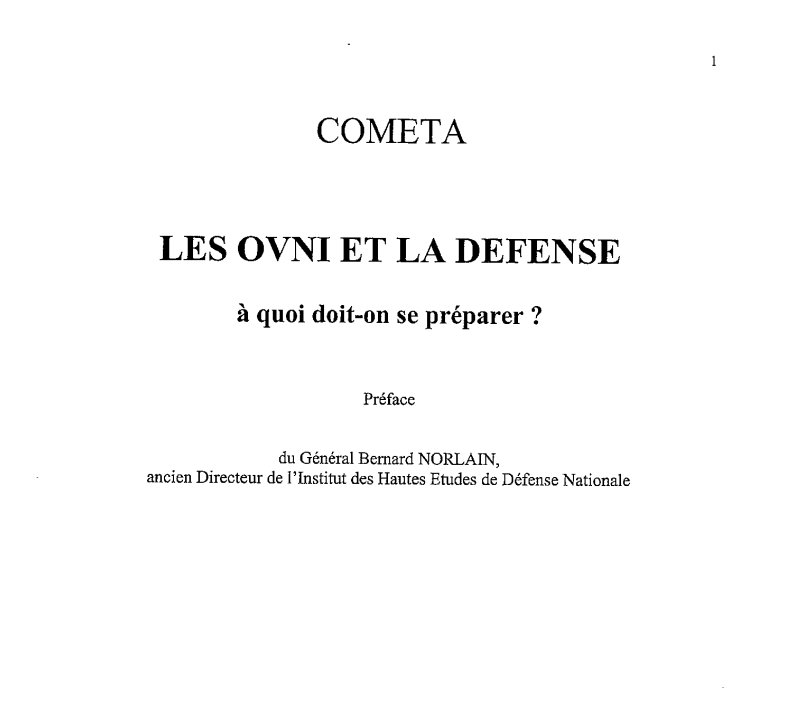 geipan rapport cometa