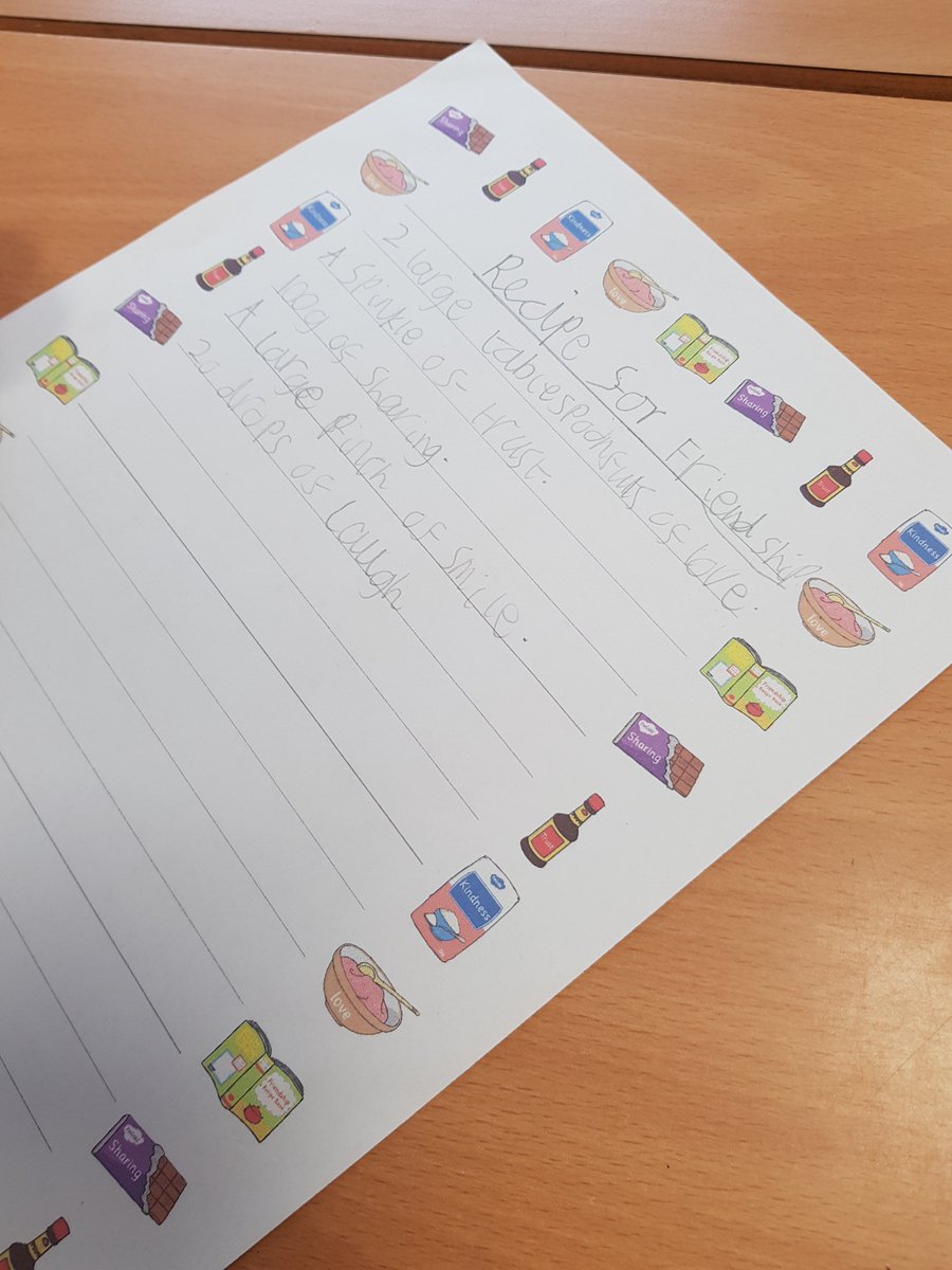 BambooRoomBK's tweet photo. Thank you 3K @hollyclassbk for inviting me to see your amazing Friendship Recipes for #AntiBullyingWeek What would you include in your Friendship Recipe? #ChooseRespect 

#aheapedteaspoonoflaughter😄 https://t.co/2Sa2XdNnvC