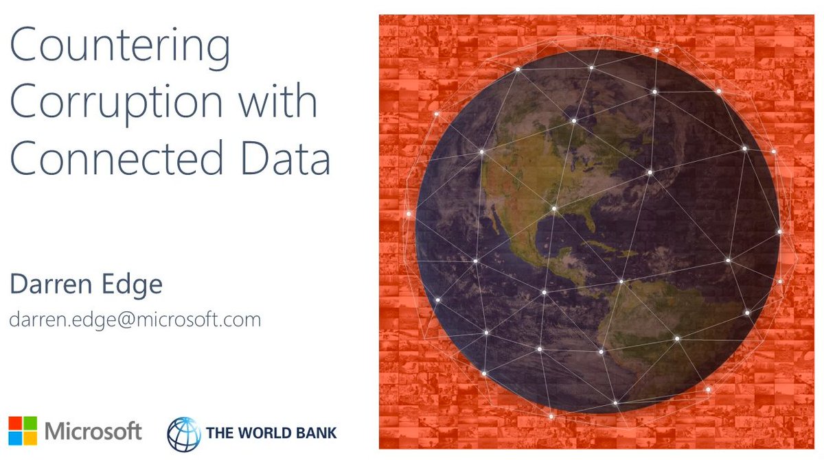 FightBribery's tweet photo. Exciting announcement of collaboration between @wbg_gov and @MSFTResearch to counter corruption by connecting @WorldBank data with Cloud AI at #CollectiveAction18, read more here.
https://t.co/HWgwKxUUW9 https://t.co/NZLUKscpSe