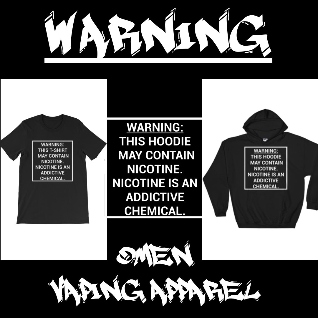 omen_va's tweet photo. WARNING - when you can't advertise a t-shirt because it "Promotes vaping" 😂😂 *Product may also contain comfyness and style which can be addictive*

Check out our store for our full range - https://t.co/SYLzeBl0vR

#omen_va #vape #vapelife #vaping #vapefam https://t.co/WhMW4chVWL