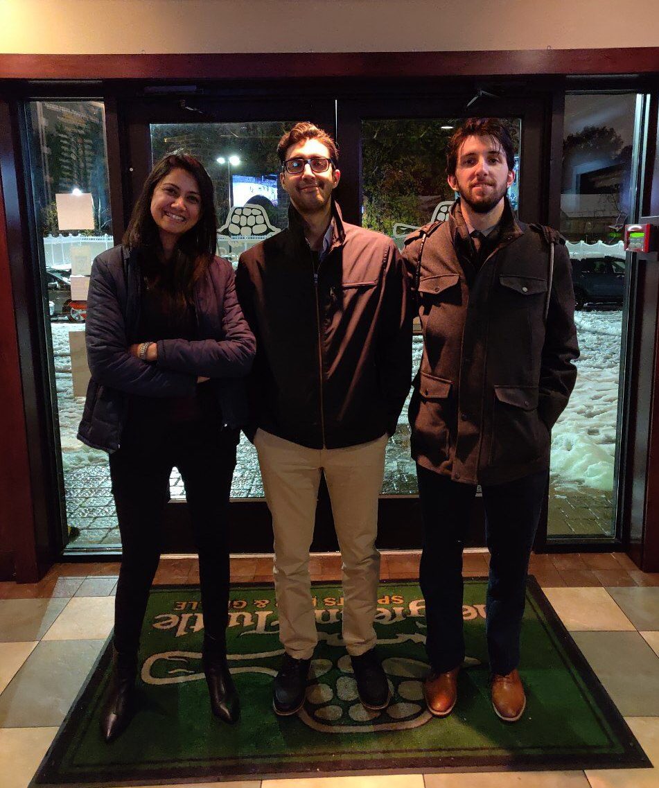 HofstraFHL's tweet photo. Turns out some of our Hofstra MHA Alumni had an Alumni Dinner of their own during last night’s snowfall #HofstraMHA #MHAAlumniAssociation #MHAAA #Networking #HealthcareLeadership #HofstraFHL #Alumni https://t.co/wcTPU4My7g