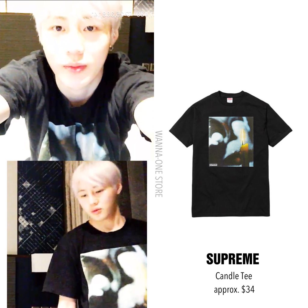 candle tee supreme