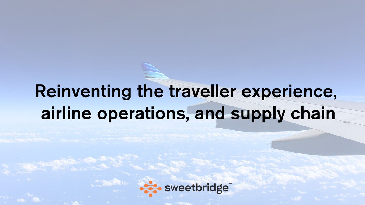 sweetbridgeemea's tweet photo. As one of the winners of the #Aviation #Blockchain #Challenge, we want to help reinvent #traveller experience, #rewards, #airline operations, and #supplychains. #ABC2018 https://t.co/kA2wZrk3gs