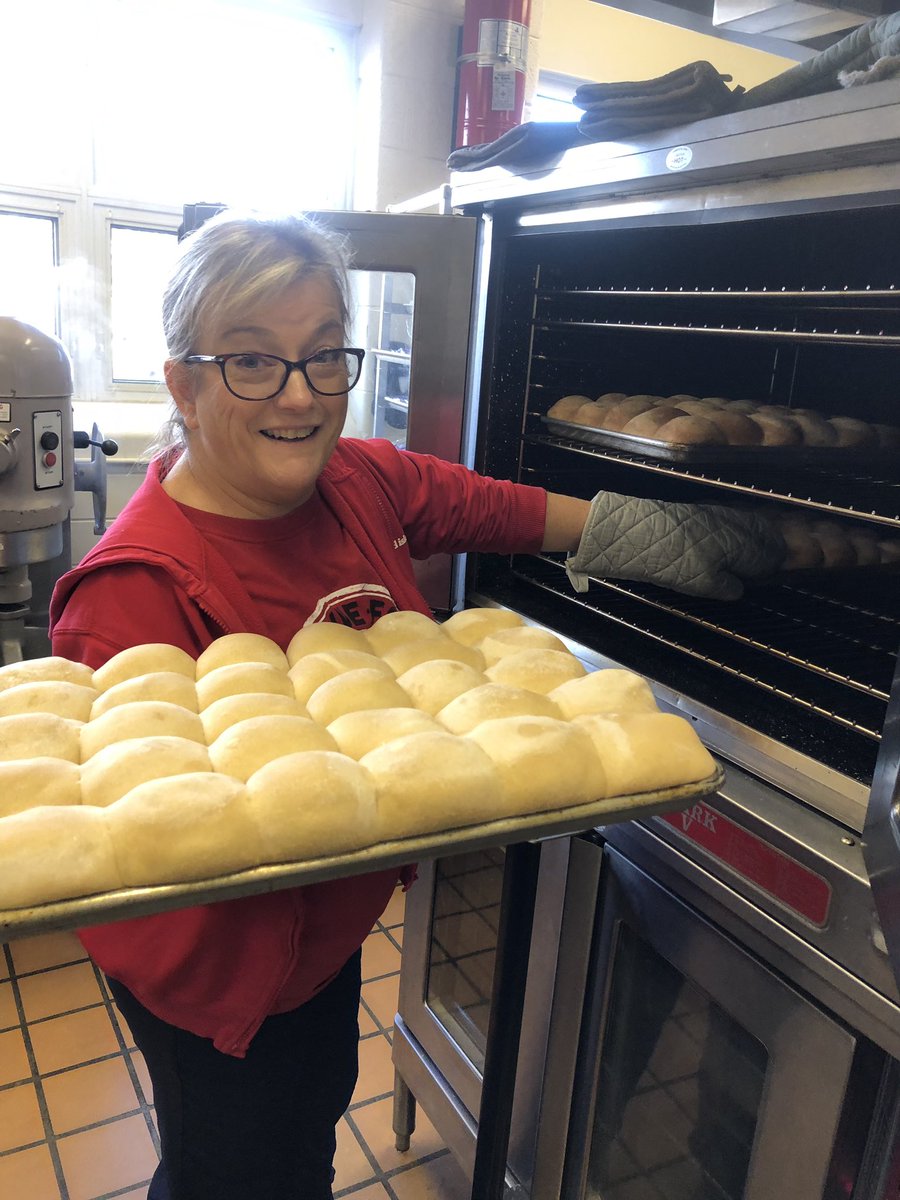GHillPandapower's tweet photo. Thanksgiving lunch preparation is underway!!! Thank you to our awesome cafeteria staff for planning and preparing such a delicious meal!!!#GobbleGobble #Thanksgiving #eatyourlunch #fcpsva #Thankful https://t.co/CBq9P1tWpK