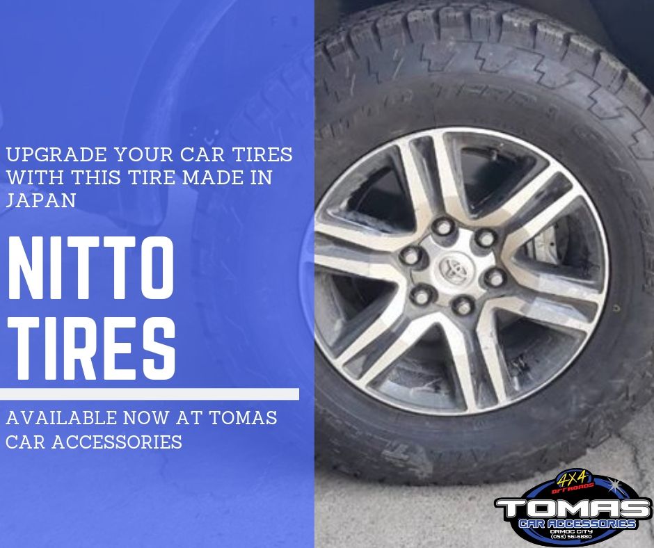 Tomas4x4ormoc's tweet photo. Stylish and be Cool with #nittoTires made from Japan now available at Tomas Car Accessories 

address: D.Veloso st.Brgy.Cogon Ormoc City
call us: 053 561 6880 https://t.co/C2Dmz51zQb