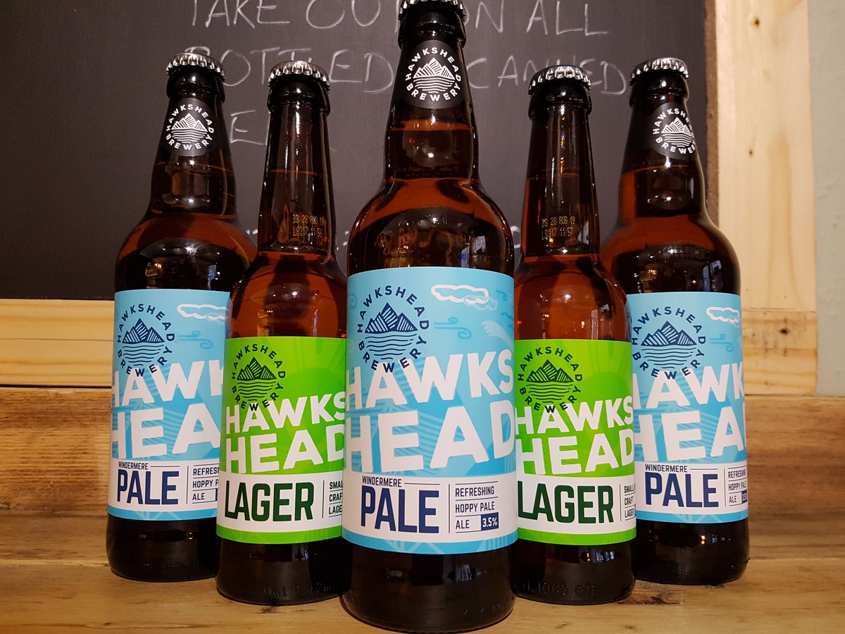 Super fresh (as in canned yesterday!!) @HawksheadBrewer Five Hop & Session IPA, together with NZPA, Windermere Pale & Lager hitting the shelves & chiller today # #CraftBeer #Kendal #notjustlakes #FridayFeeling #Kendal18