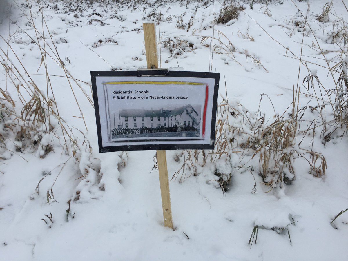 YRDSB's tweet photo. On a story walk with the  #YRDSBQuest ‘over the hill and through the fields’ workshop @NLPSIceCats https://t.co/8FMuxkGH6W