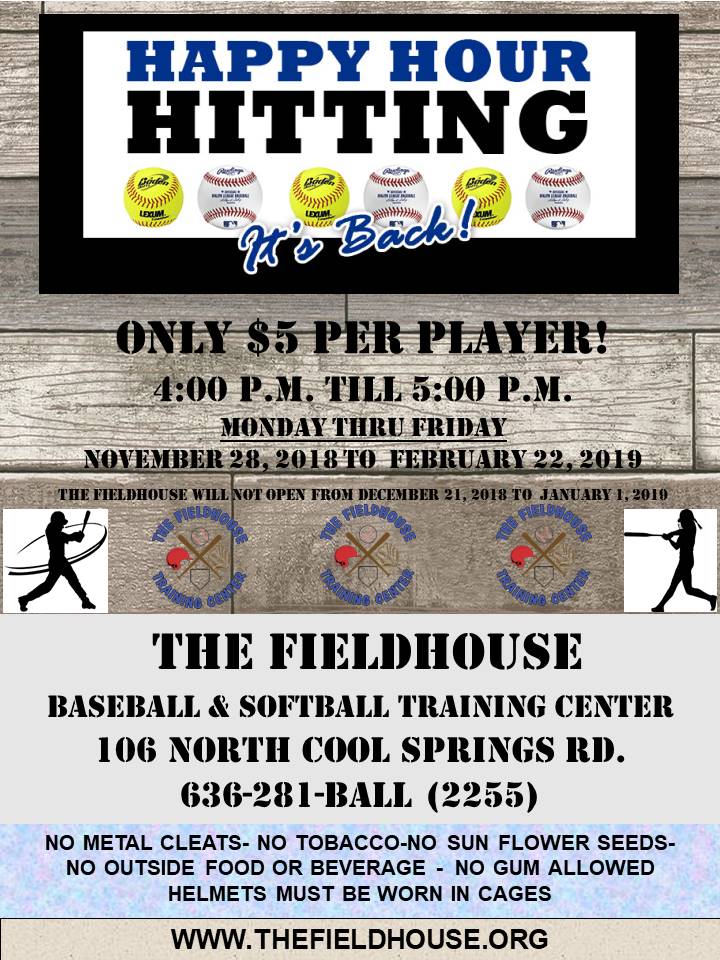 The Fieldhouse on Twitter "HAPPY HOUR AT THE FIELDHOUSE! 5 PER PERSON