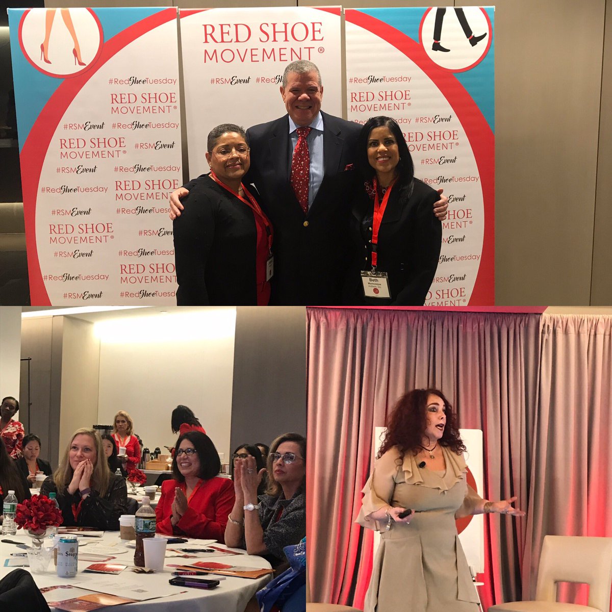 ## Tap into your Purpose and Passion with the #RSMevent ## 

Kicking things off at the Red Shoe Movement signature event at MetLife with former NY Prospanica Board members and Dr. Cindy Pace - AVP, Global Diverstiy & Inclusion.  Inspired and motivated!