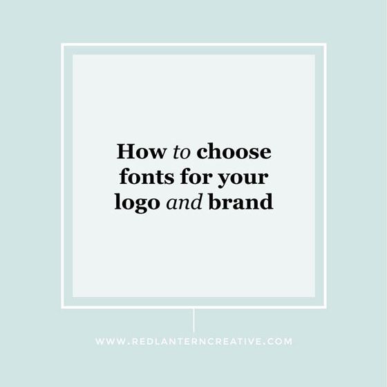 RedLanternKel's tweet photo. How to choose fonts for your logo and brand >> https://t.co/U0qhTaWjwD https://t.co/C8RhTlRs5M