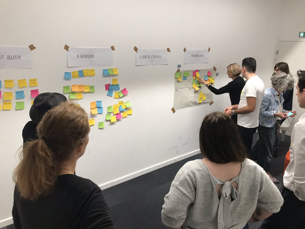 drea_simoes's tweet photo. 🦗🐛🦋[Comment donner envie aux Français de consommer des insectes ?] Atelier #ideation au DTT ce matin, co-créé, co-animé et co-adoré avec @melodesignux. Merci aux participants pour vos merveilleux retours et votre créativité! 😃❤️ #designthinking #ux #cocreation #nobullshit https://t.co/qYCzZghrHQ