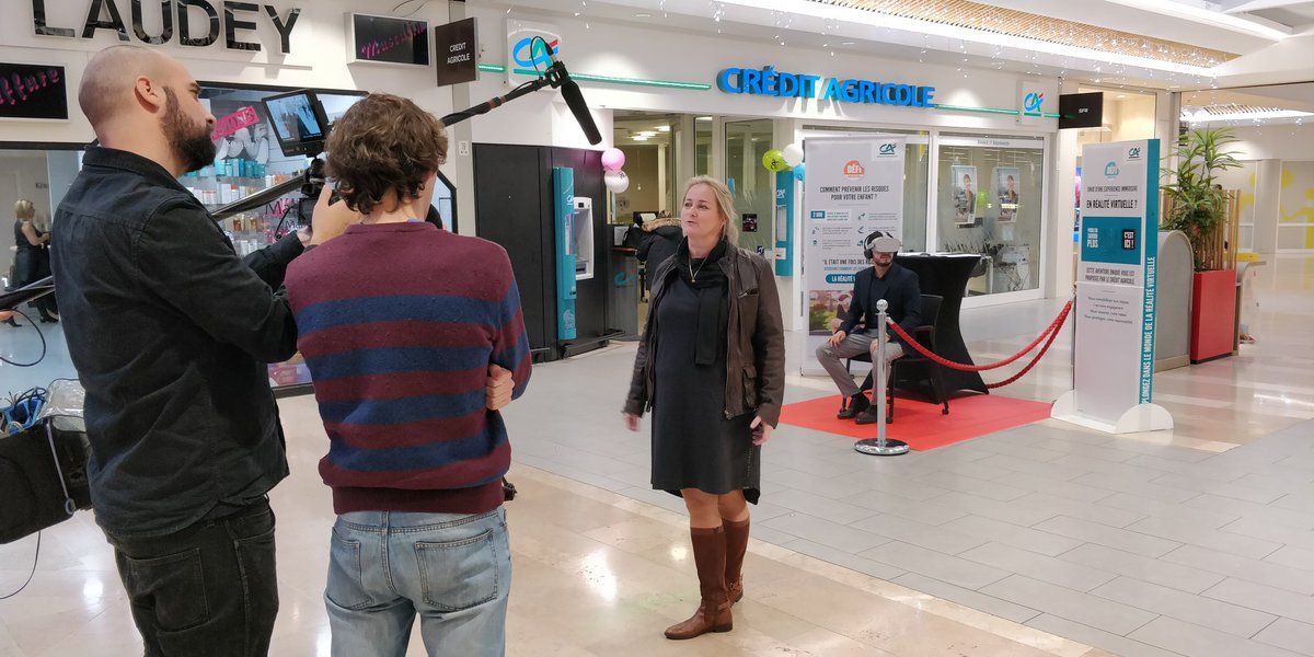 Journée VIP Prévention Pacifica avec casque réalité virtuelle. Le virtuel au service de l'humain.#vaulxenvelin7chemins#metropolest