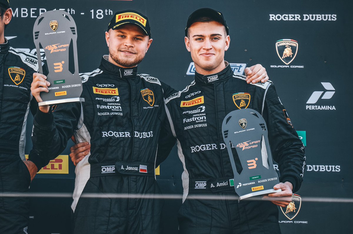 FFFracingteam's tweet image. It’s been the most important race... we finished P2 and P3 and the Suoertrofeo Asia championship is ours! Amazing job to everybody, P1 @andreaamici47 and @arturjanosz and P2 @james_pull and @jbartholomew_1 
One more race and than let’s fight in the world final 👊🏻