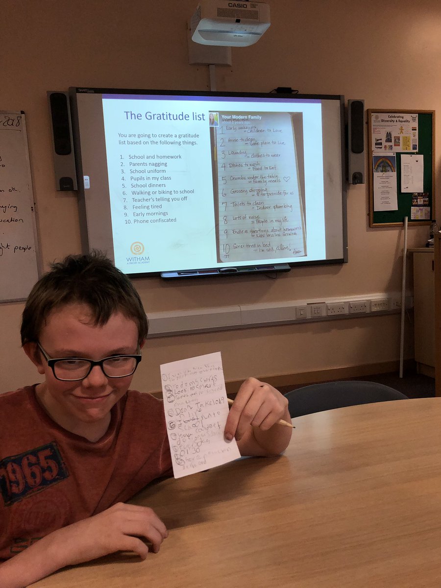 Withamsci's tweet image. @PrioryWitham #generosityday #withamvalues being generous is fantastic but it’s also nice to show gratitude too. #gratitudelist