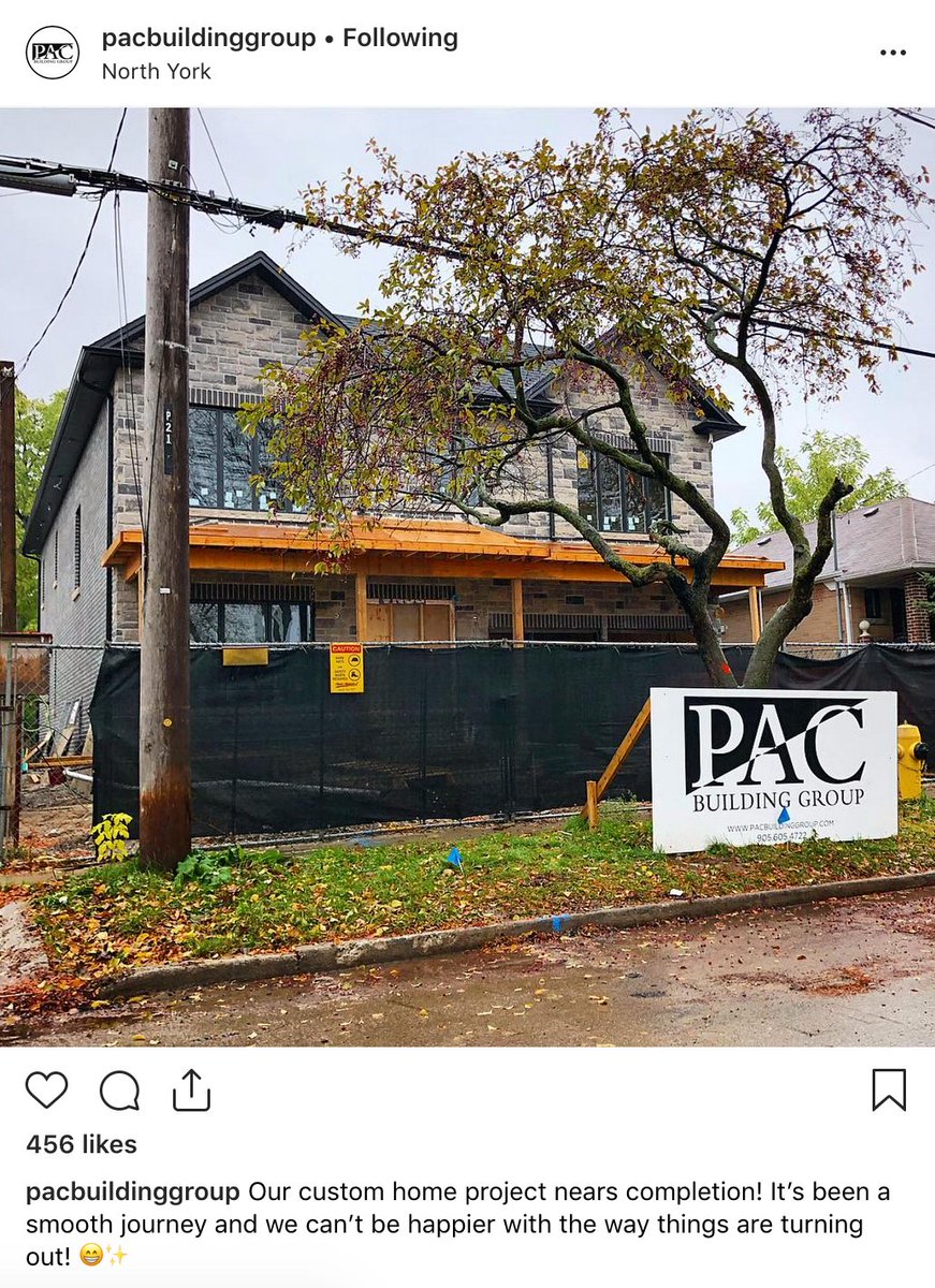 #ClientFeatureFriday: Check out our members on #Instagram @ pacbuildinggroup. How are you preparing for the coming Winter season?

#builder #customhome #homedesign #generalcontracting #generalcontractor #contractor #profit #businessowner #CEO #toronto #beautifulhomes #tradesmen
