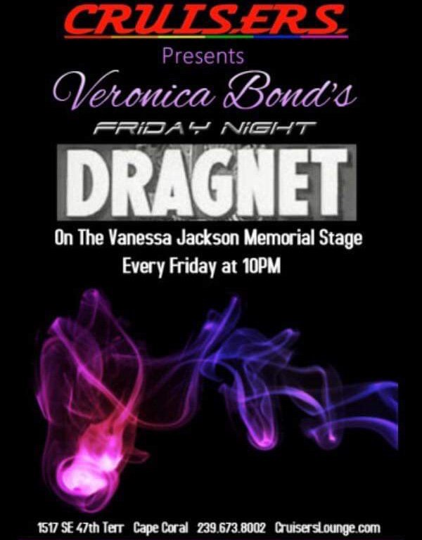 cruisersCC's tweet photo. Happy Hour starts at 12pm. DRAGNET starts at 10pm with Veronica Bond and her special guest Daye Nada! Kick off your weekend with some great drinks, good people and fantastic entertainment. https://t.co/bW1hT2lT2E