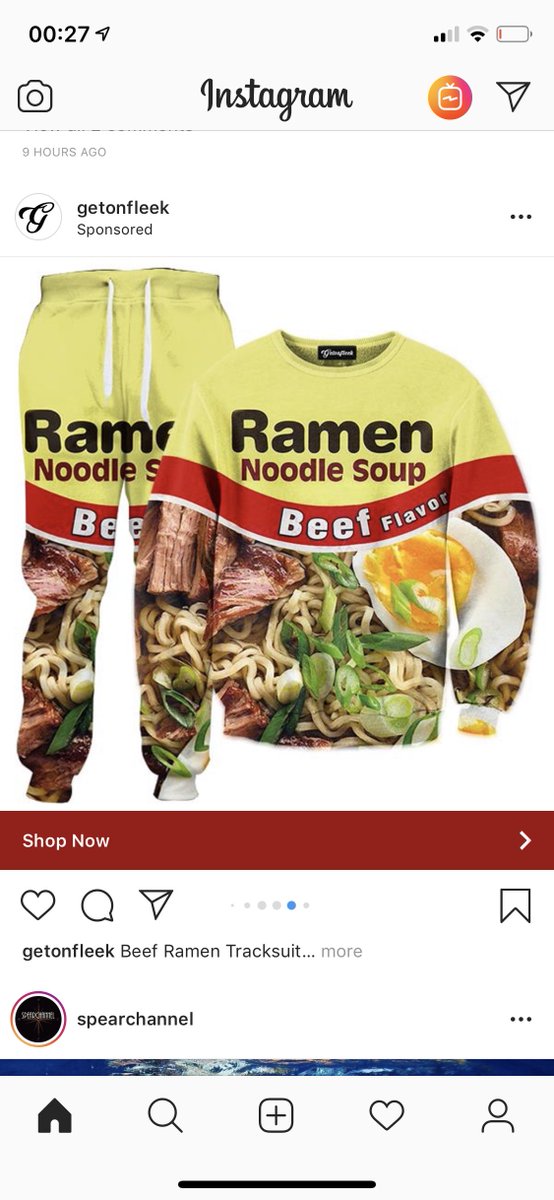 beef ramen tracksuit