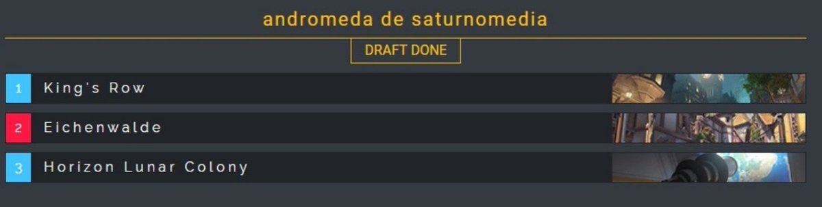 A las 17h jugamos contra <a href="/DragonTempestOW/">Dragon Tempest Overwatch</a> en el torneo de @TitanMediaES gracias a <a href="/OGSeries_es/">OGSeries</a> y <a href="/OMENbyHP_es/">OMEN España</a> Aquí los mapas, podrán coger los dragones al menos uno 🤔 twitch.tv/titanmediaes