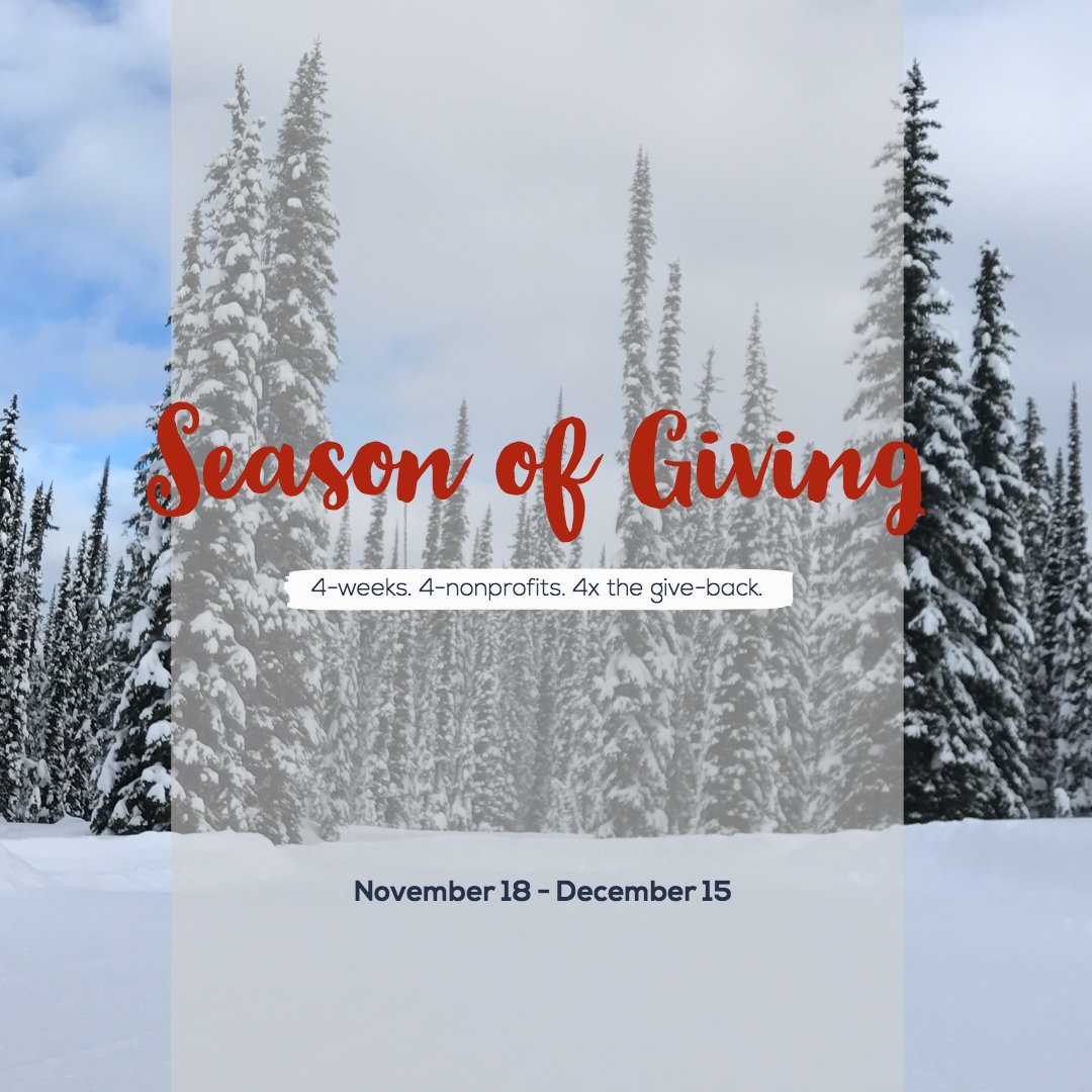 seekdrygoods's tweet photo. We are excited to announce our Season of Giving campaign! 4-weeks. 4-nonprofits. 4x the give-back. Starting 11/18, we'll be donating a portion of all sales made at https://t.co/TRF4EdXAI3 to that week's nonprofit. All you have to do is make a purchase. EASY!
#seekdrygoods https://t.co/lQKBiovrua