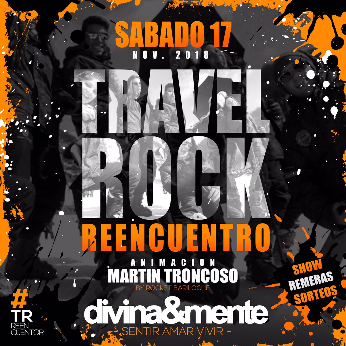 divinamentech's tweet photo. #Sab17 de Nov. #Divina❄Mente se transforma en♦#Rocket♦ por una noche 😱 para hacerte revivir todos esos momentos únicos que viviste y disfrutaste en #Bariloche ☄para que vuelvas a sentir la misma adrenalina te traemos a unos de los mejores animadores de Barilo #MartinTroncoso https://t.co/IX6krZSgif