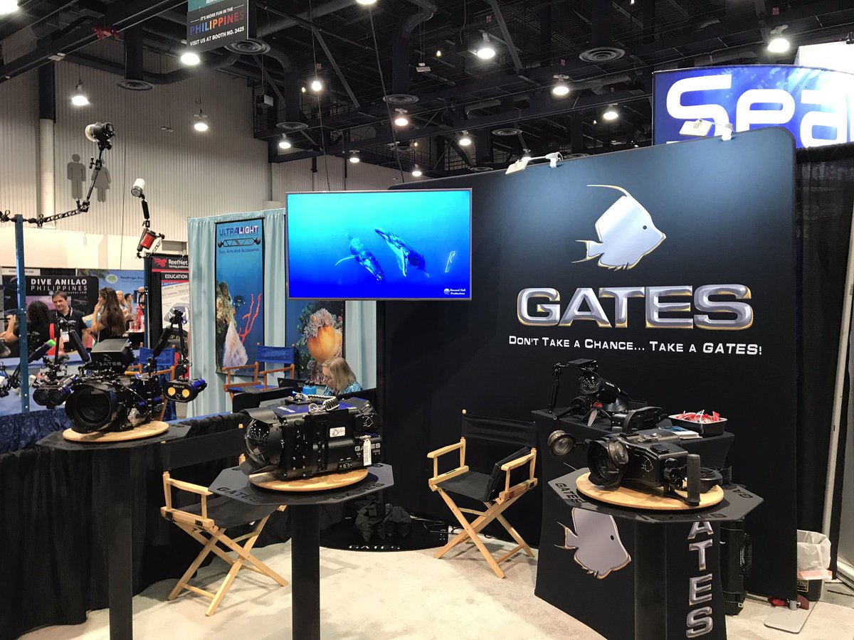 GatesUnderwater's tweet photo. Come by the Gates booth at the DEMA show to check out all the coolest kit - we’ve got the @laowa_lens probe lens and our adapter on display #gatesunderwater #gateshousings #tradeshow #demashow2018 #lasvegas #lasvegasconventioncenter https://t.co/kvD38vABsd