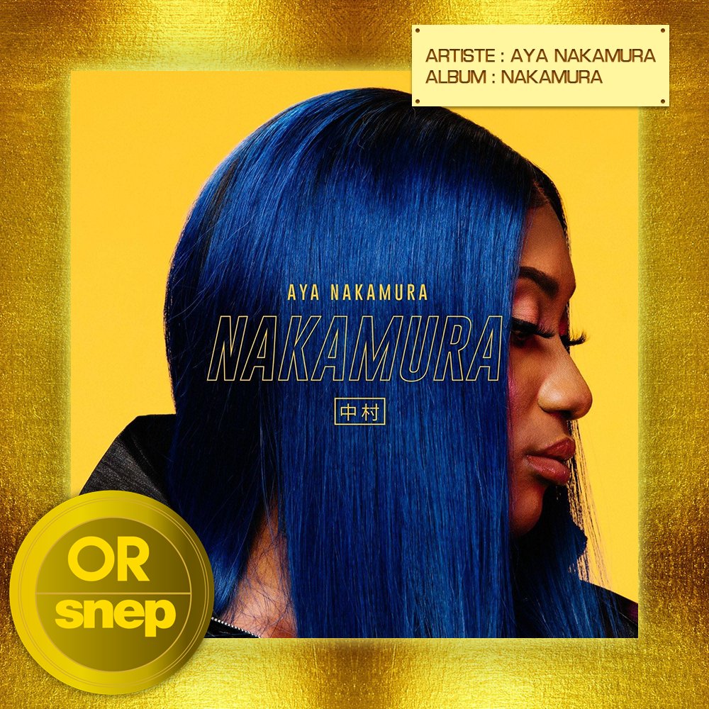 L'album "Nakamura" d'Aya Nakamura est certifié Or ! 📀

50 000 équivalents ventes 📈

En seulement deux semaines, félicitations ! 👏