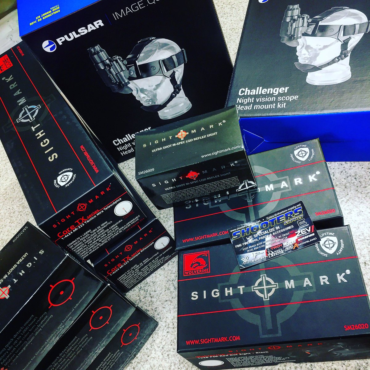 ShootersFayNC's tweet photo. Have you checked out @sightmark optics? Great optics at great prices!!!
#shootersfaync #braggblvd
#sightmark #sightmarkoptics #wolverine #ultrareflexsight #coretx #citadel #2a #ar15 #3gun https://t.co/8ADhCCQuum