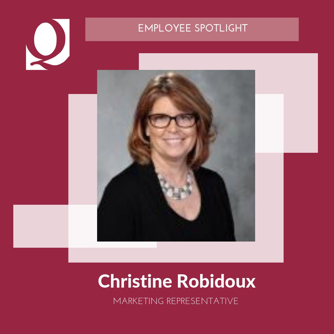Quincy Mutual Group is proud to present our next #EmployeeSpotlight. We’d like to introduce you to marketing representative, Christine Robidoux! bit.ly/2Bc4k92