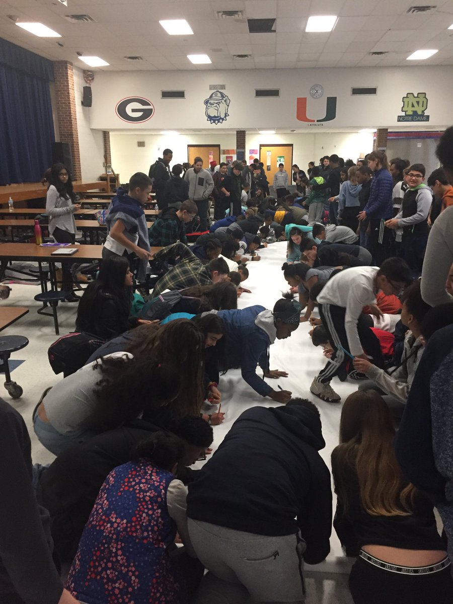 7th grade students communicating "I am" statements. #olms2020