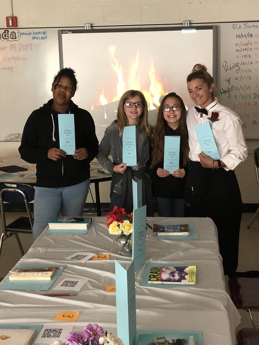 Ms. Bivins’ - ELA Bistro - What Literary Taste Would You Like! Pull up a chair and join the discussion! <a href="/traskbears/">Trask Middle School</a> <a href="/NewHanoverCoSch/">New Hanover County Schools</a> #ELA #creativity @tarheelscpl <a href="/lloydbr06985386/">Lloyd Brown</a>